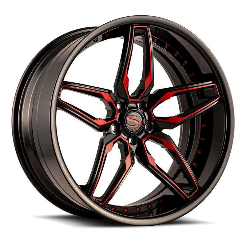SV82-XC Gloss Black with Red Accents